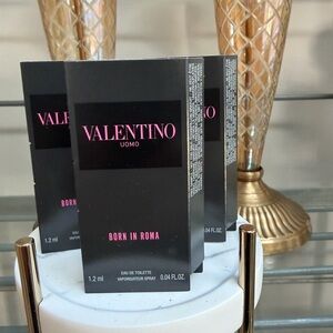 Valentino Born In Roma (3) Mini Cologne Samples NEW -
